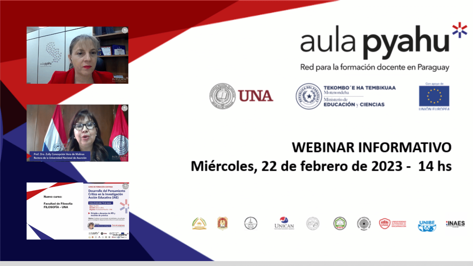 Aula Pyahu presentó nuevos Cursos de Formación Continua para docentes ...