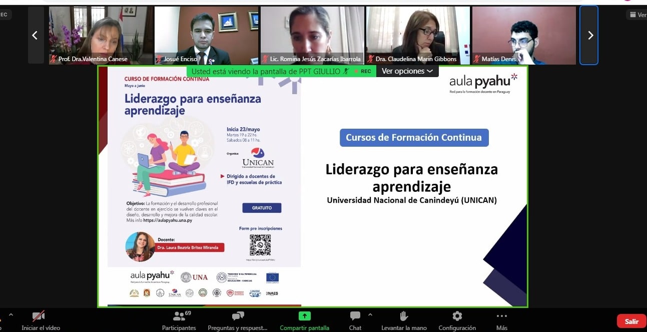 Aula Pyahu presentó nuevos cursos para formadores de maestros - Aula Pyahu